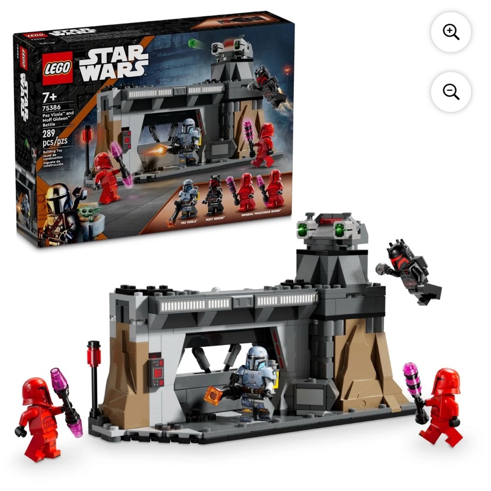 LEGO Star Wars 75386 Paz Vizsla and Moff Gideon Battle Pack Collectible Star War